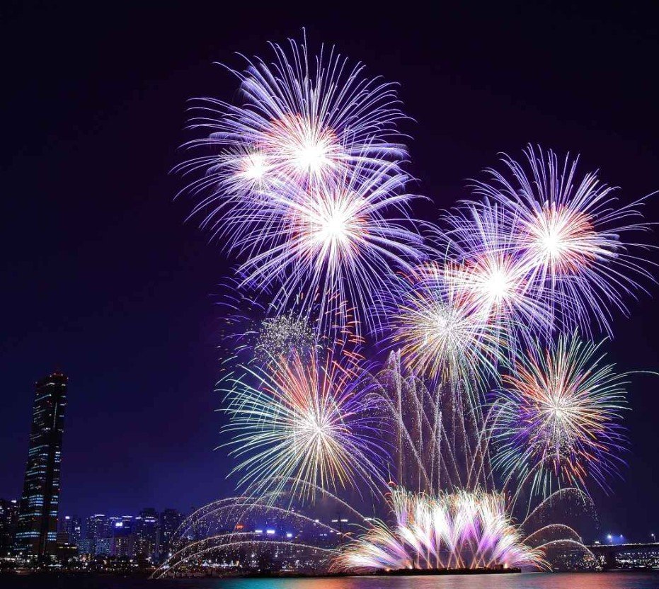fireworks in seoul